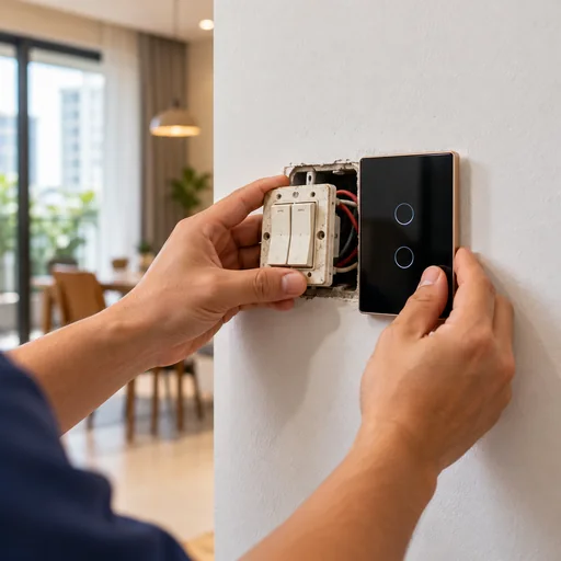 Lắp Đặt Công Tắc Cảm Ứng