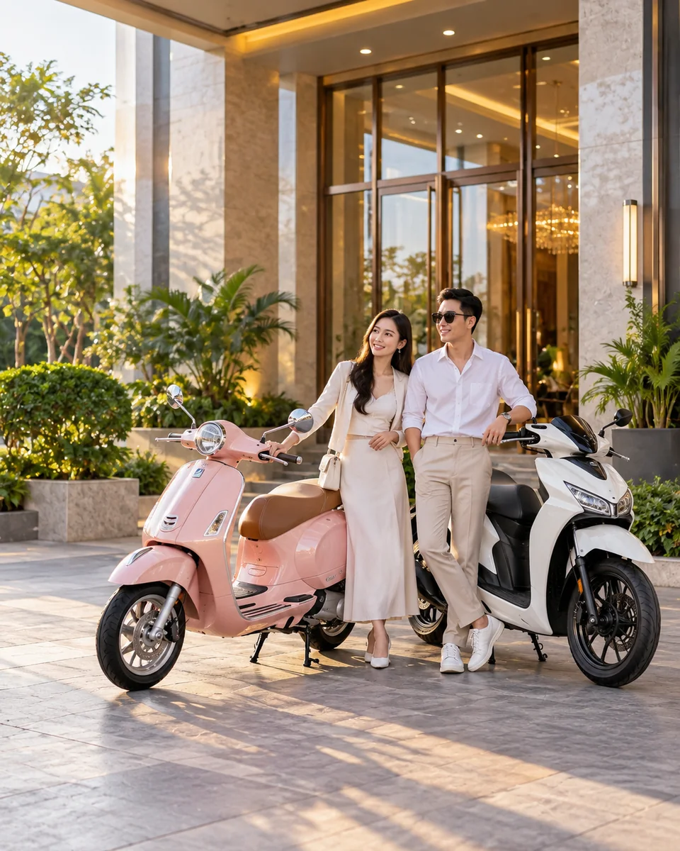 Xe tay ga cao cấp SH Vespa